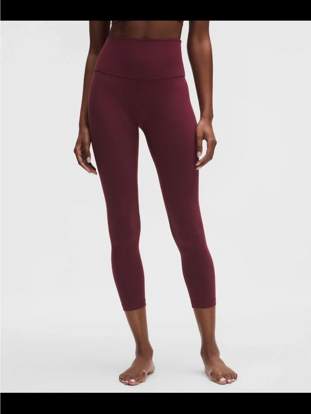 Lululemon Align™ High-Rise Pant 25” – Maroon/Burgundy – Size 4